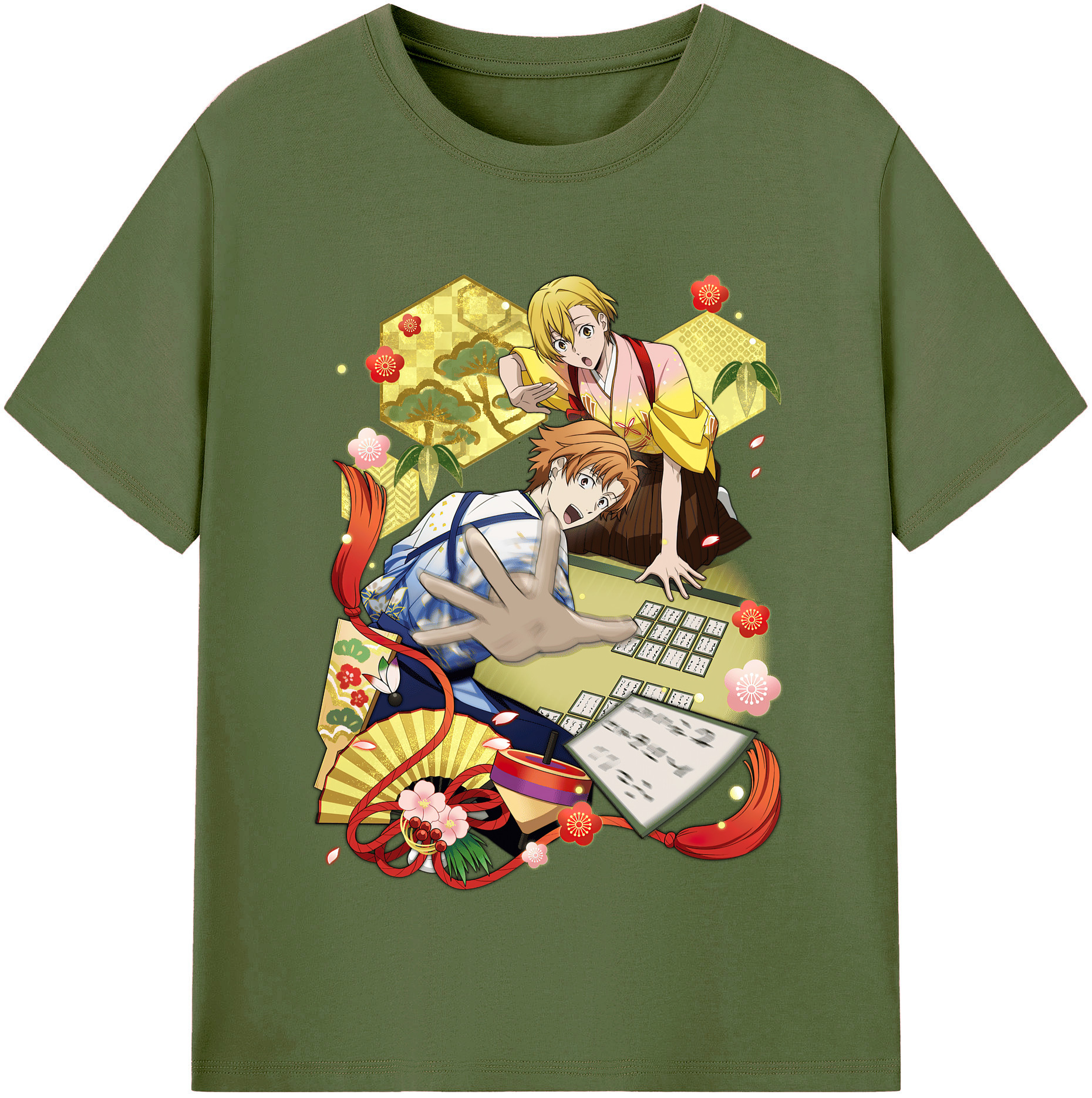 （画像用） 文豪ストレイドッグス Bungo Stray Dogs 綿100％半袖Tシャツ（フロントプリント）